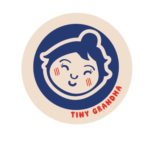 Tiny Grandma Round Sticker